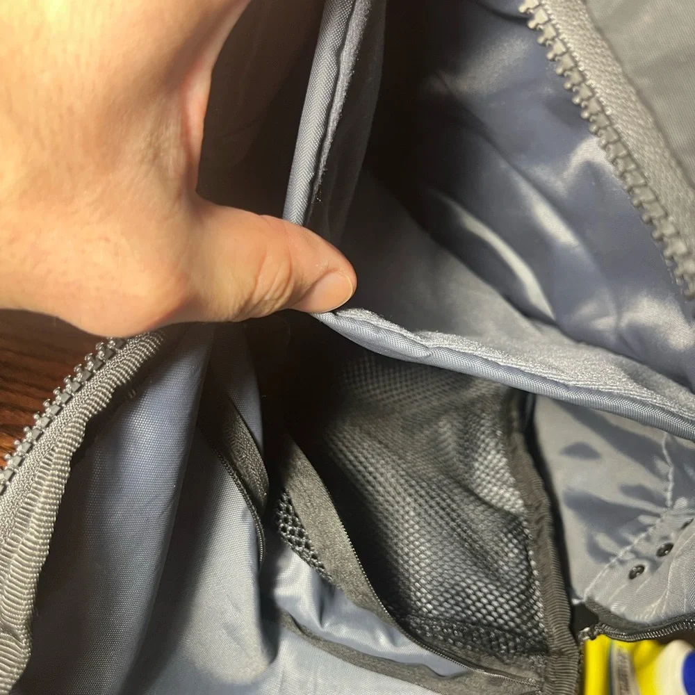 Adidas Backpack All Black Laptop Sleeve School Sport College Pockets Clean 90288 - Picture 4 of 7